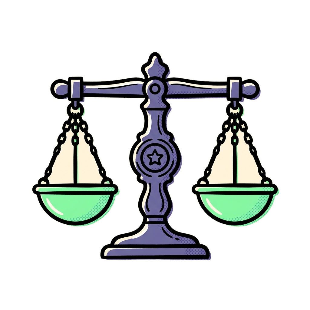 Scales of justice icon
